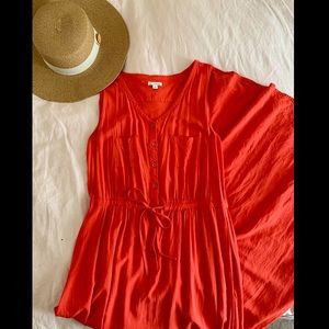 Flirty Red Maxi Dress